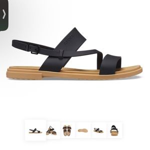 NWT CROCS TULUM TOE POST SANDAL